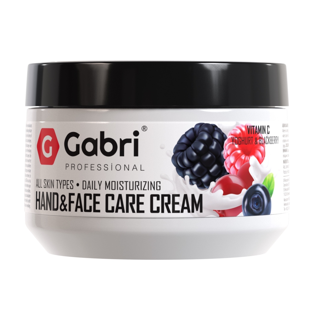 Gabri Professional - Hand & Face Care Cream Yoghurt & Blackberry 300ml