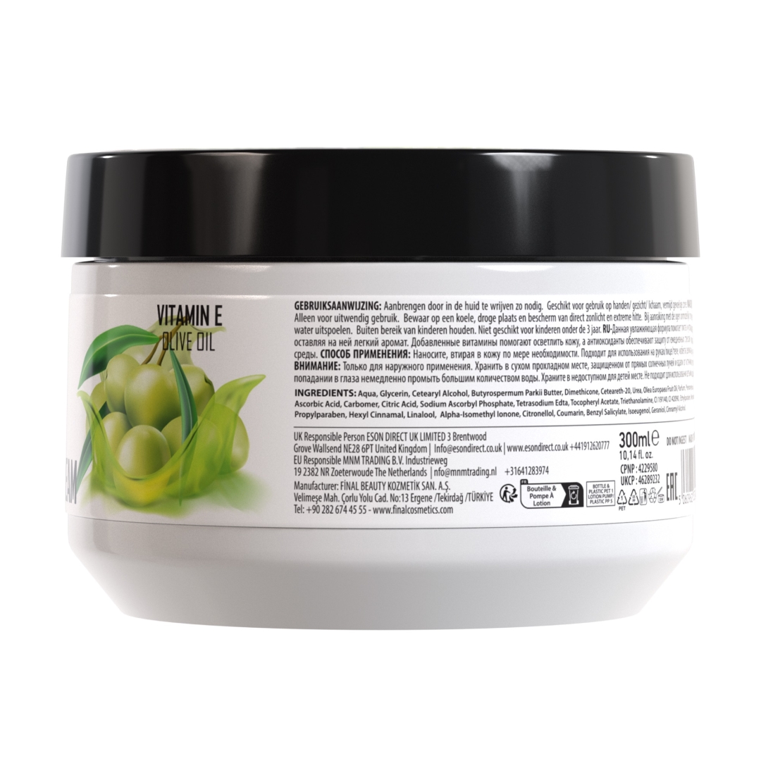 Gabri Professional - Hand & Face Care Cream Olive Oil 300ml