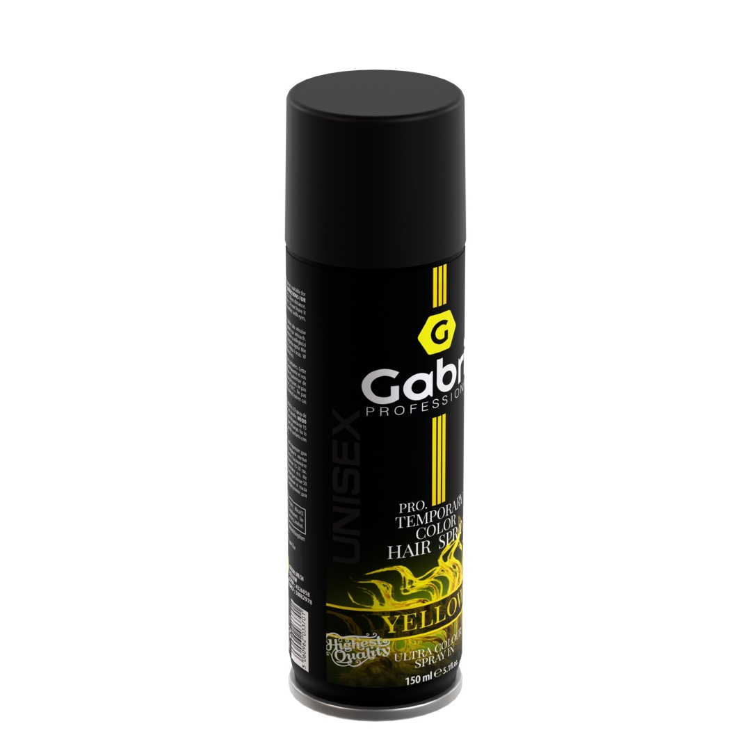 Gabri Professional - Pro Temporary Hair Colour Spray Yellow 150ml