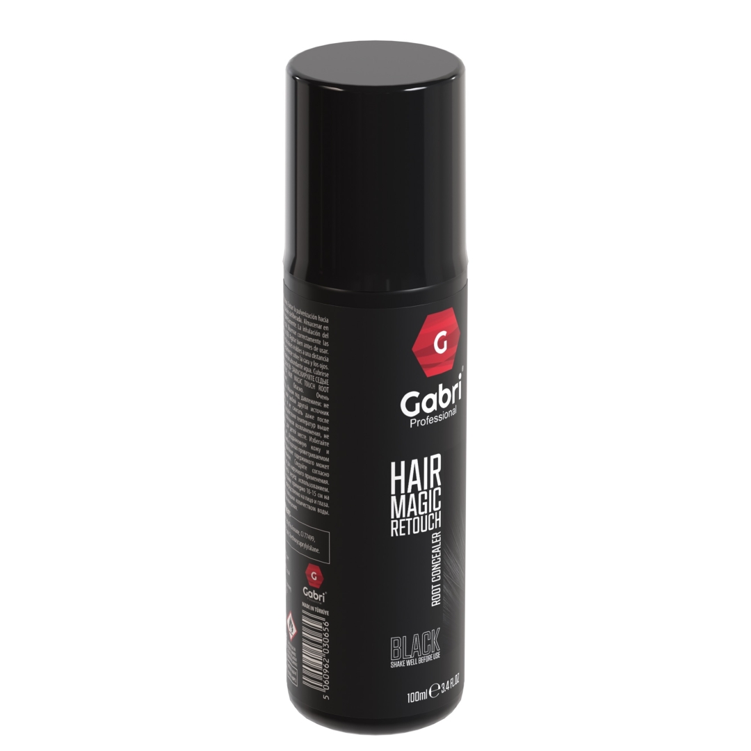 Gabri Professional - Hair Magic Retouch Root Concealer Black 100ml