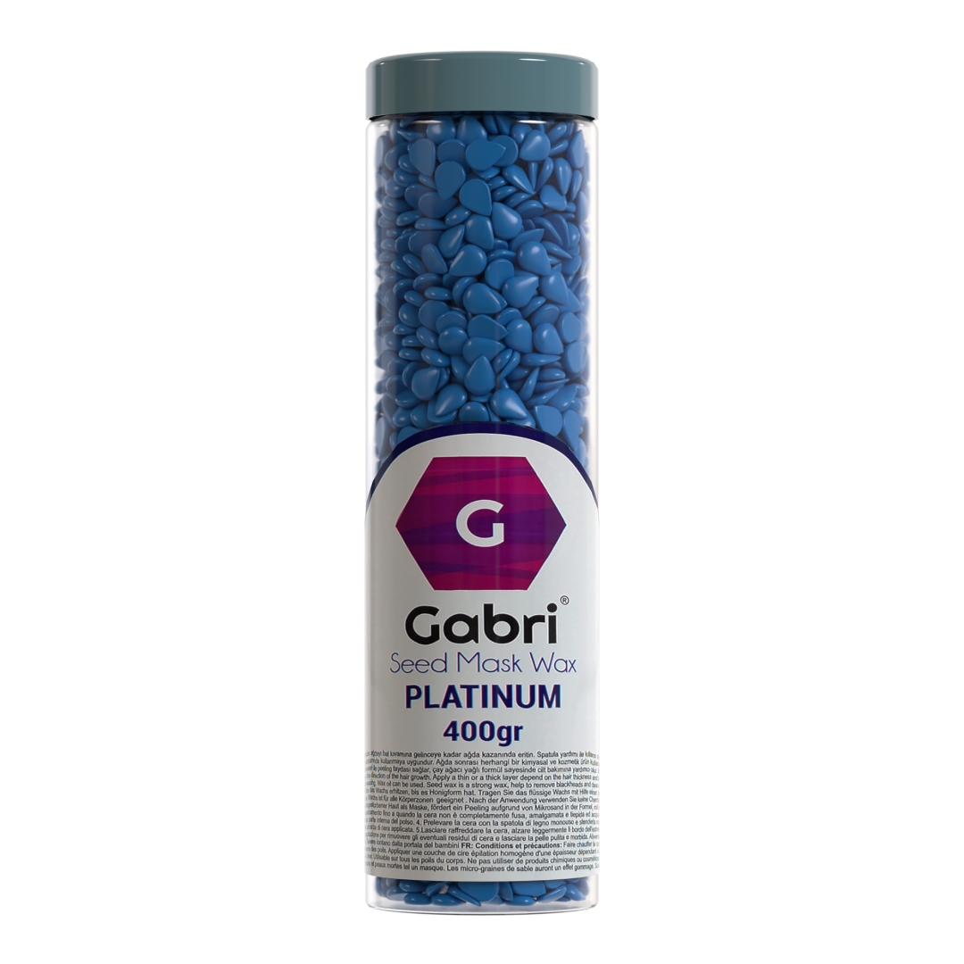 Gabri Professional - Seed Mask Wax Platinum Blue 400g