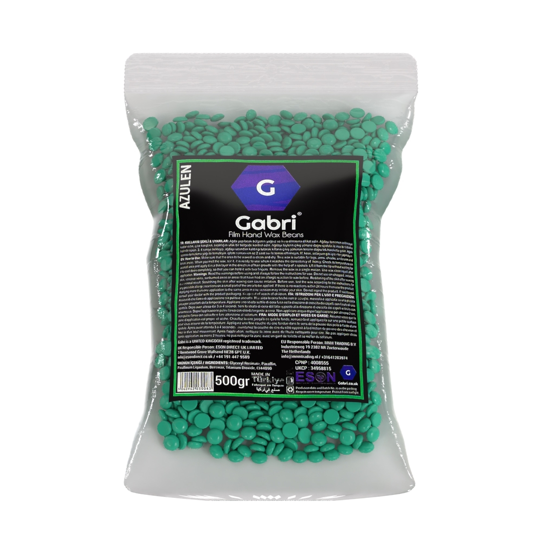 Gabri Professional - Film Hand Wax Beans Azulen 500g