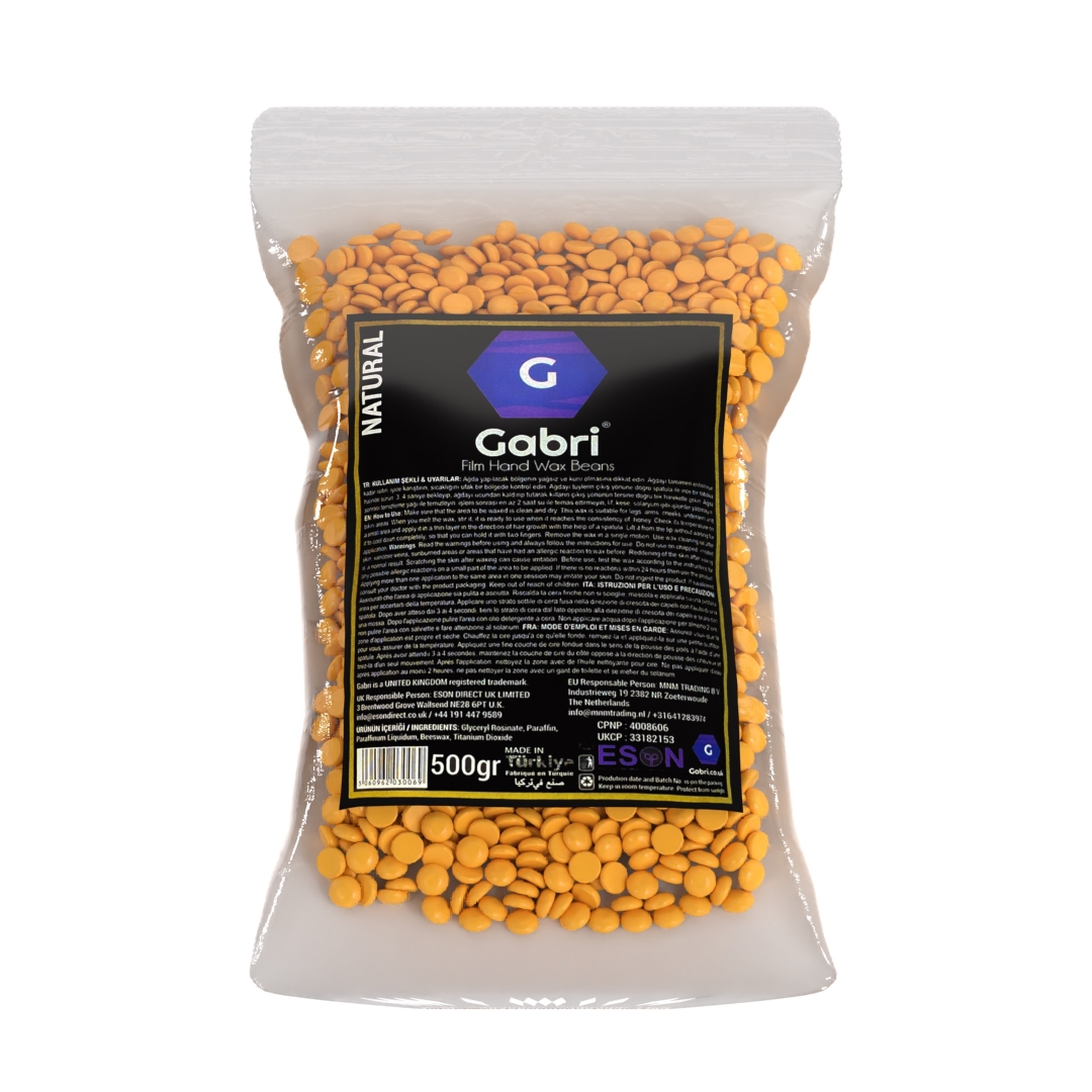 Gabri Professional - Film Hand Wax Beans Natural 500g
