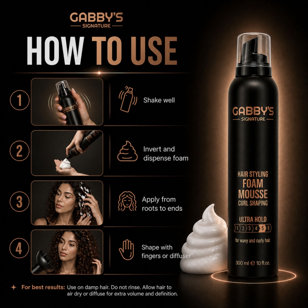 Gabby's Signature - Hair Styling Foam Mousse 300ml