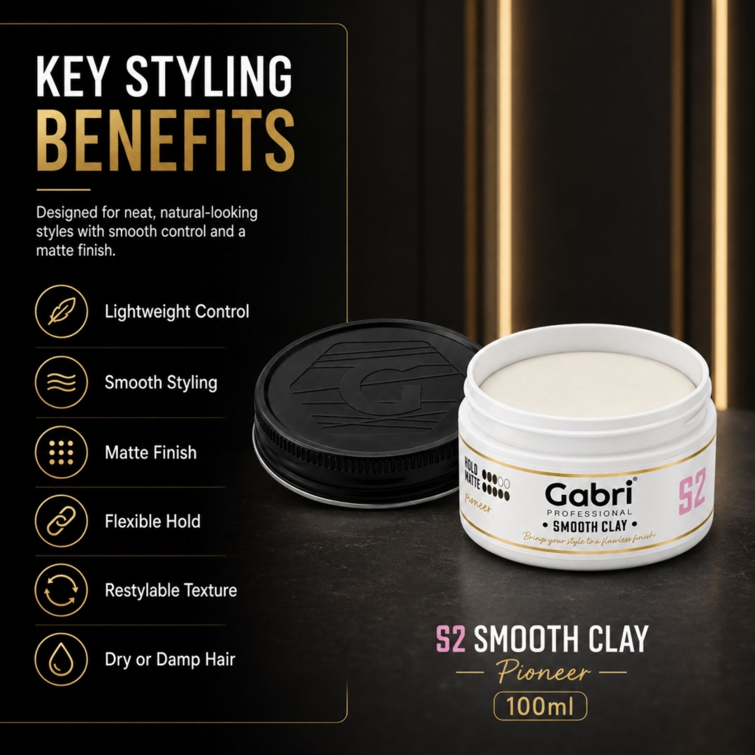 Gabri Professional - S2 Smooth Clay Pioneer Matte 100ml