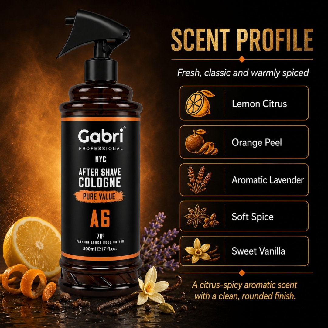 Gabri Professional - A6 After Shave Cologne Pure Value 500ml