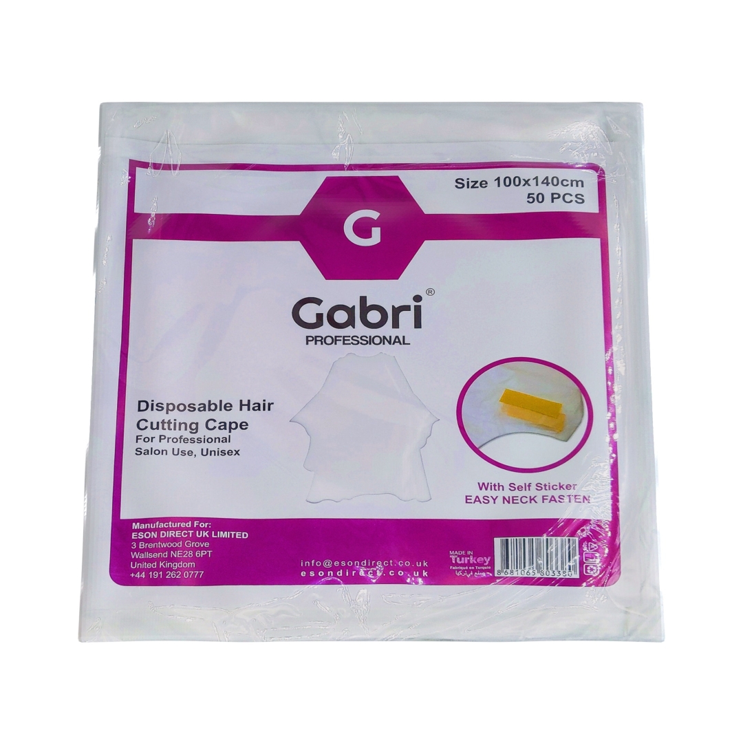 Gabri Professional - Disposable Hair Cutting Cape 50pcs 100X140CM