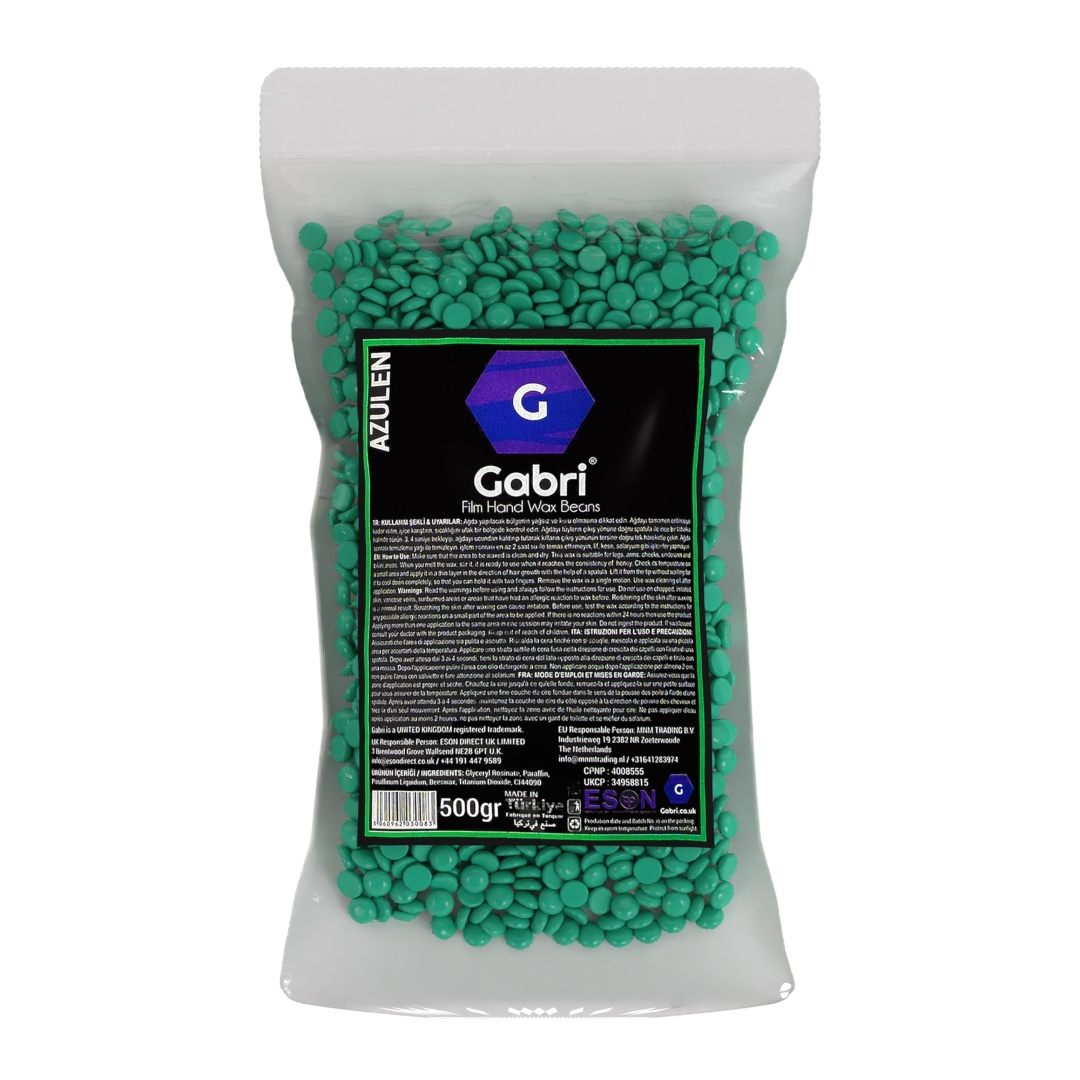 Gabri Professional - Film Hand Wax Beans Azulen 500g