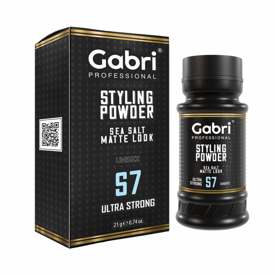 Gabri Professional -  Hair Styling Powder Sea Salt Matte Look S7 Ultra Strong 21g