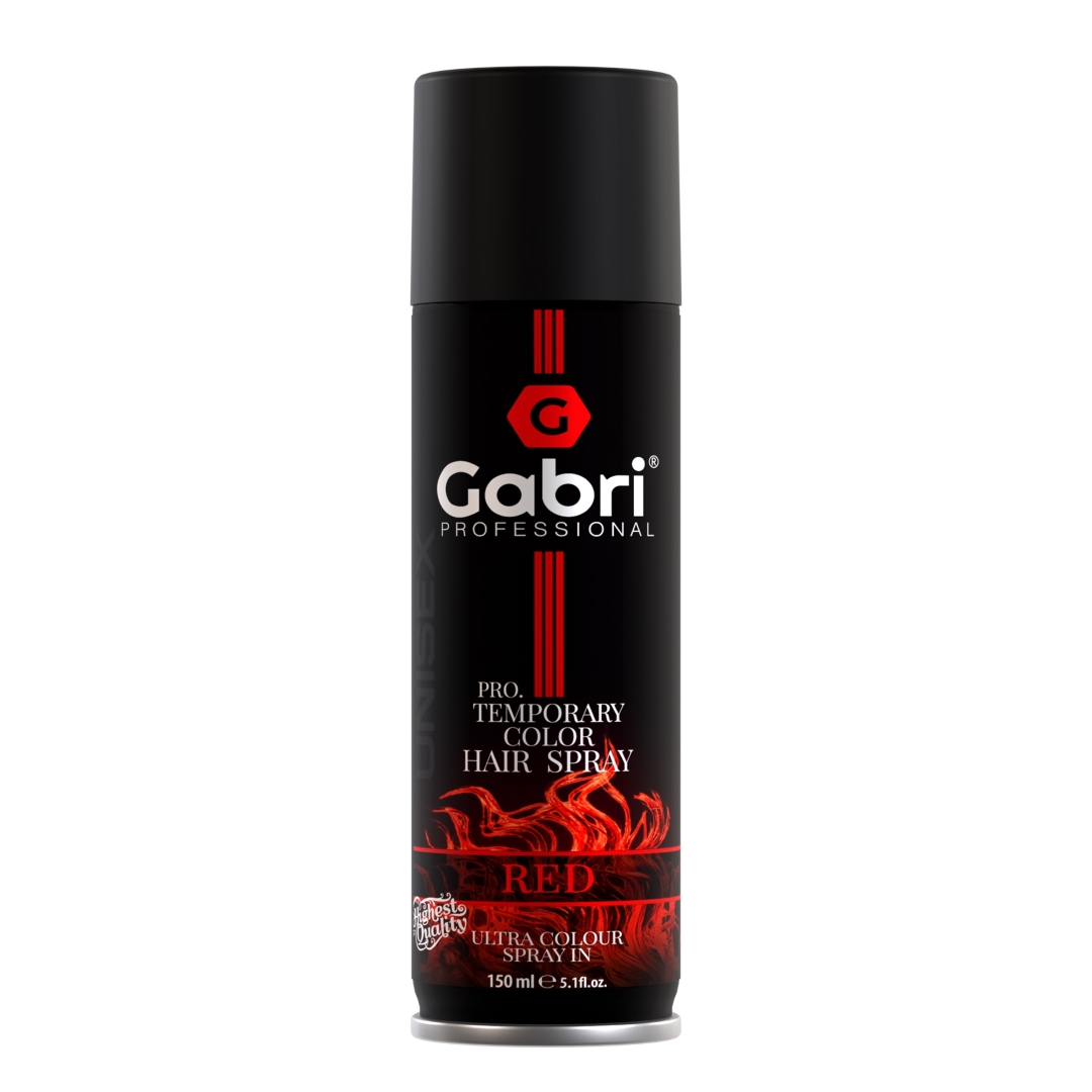 Gabri Professional - Pro Temporary Hair Colour Spray Red 150ml