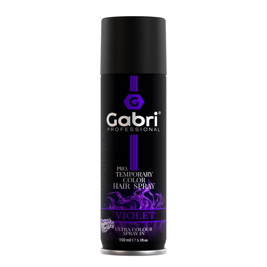 Gabri Professional - Pro Temporary Hair Colour Spray Violet 150ml
